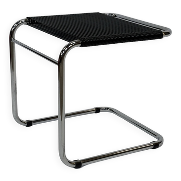 Vintage Knoll Stool Bauhaus Style Chrome Tubular 1970s