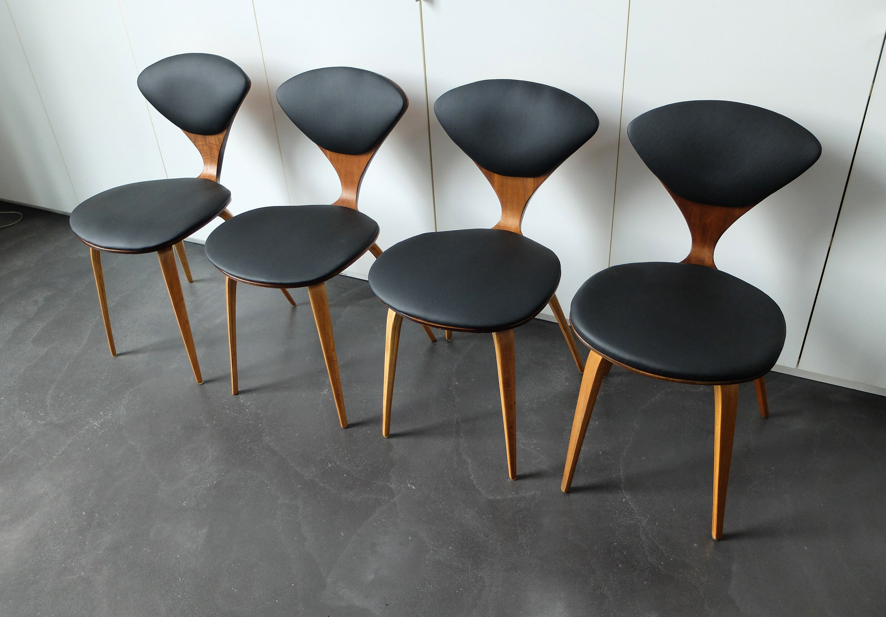 Chairs plywood teak of Norman Cherner, Plycraft, USA, lot 4