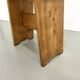 Solid pine stool