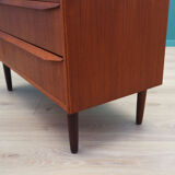 Teak chest of drawers, Danish design, 1970s, made in Denmark