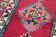 Handwoven decorative anatolian red runner carpet 87 cm x 395 cm