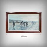 Large Painting “Les Goémoniers”, by A. Le Guen – 1969