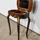 Small Living Room Table in Rosewood and Marquetry, Louis XV style, Napoleon III – Middle XI period