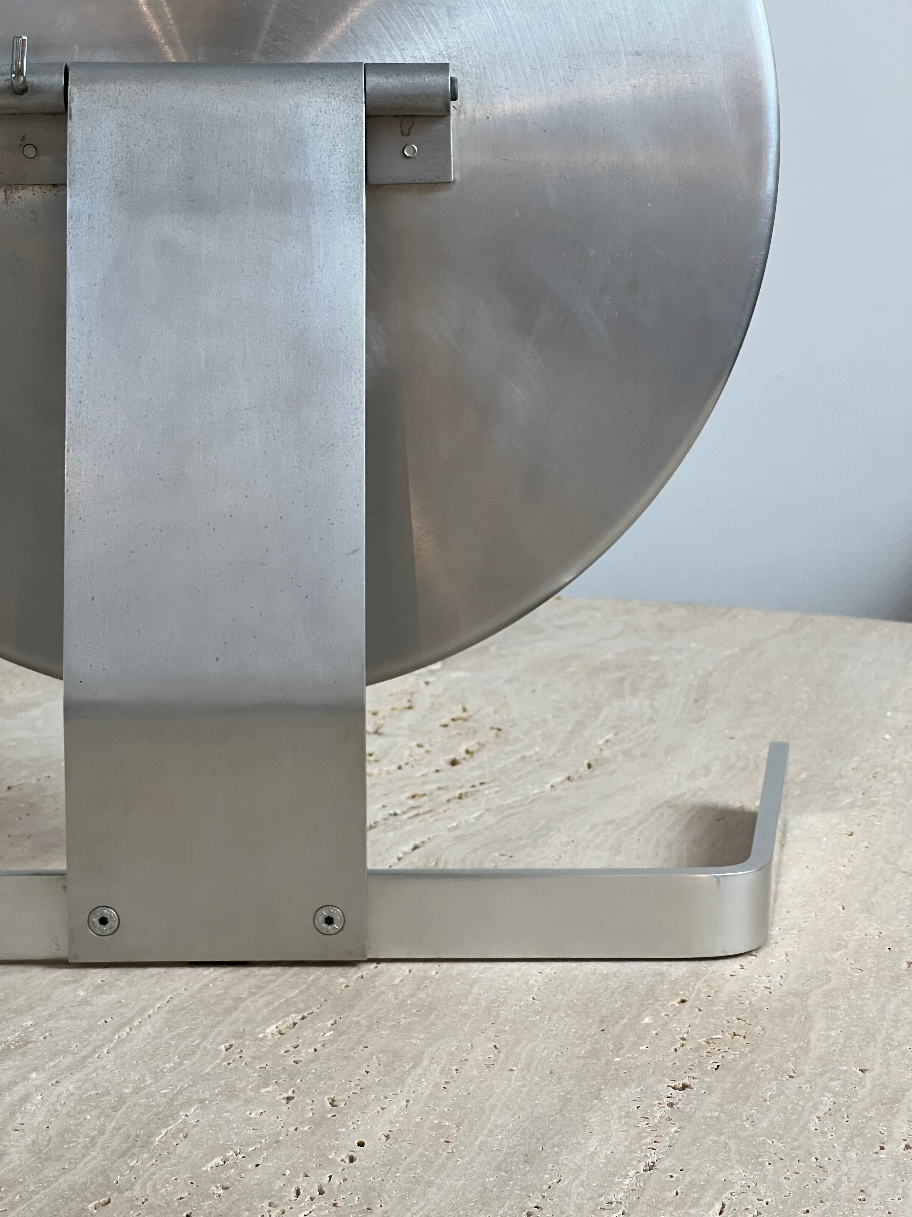 Circular mirror by Pierre Vandel France 70s 47x44cm