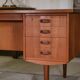 Scandinavian teak desk produced by Samcom Denmark, 1960s