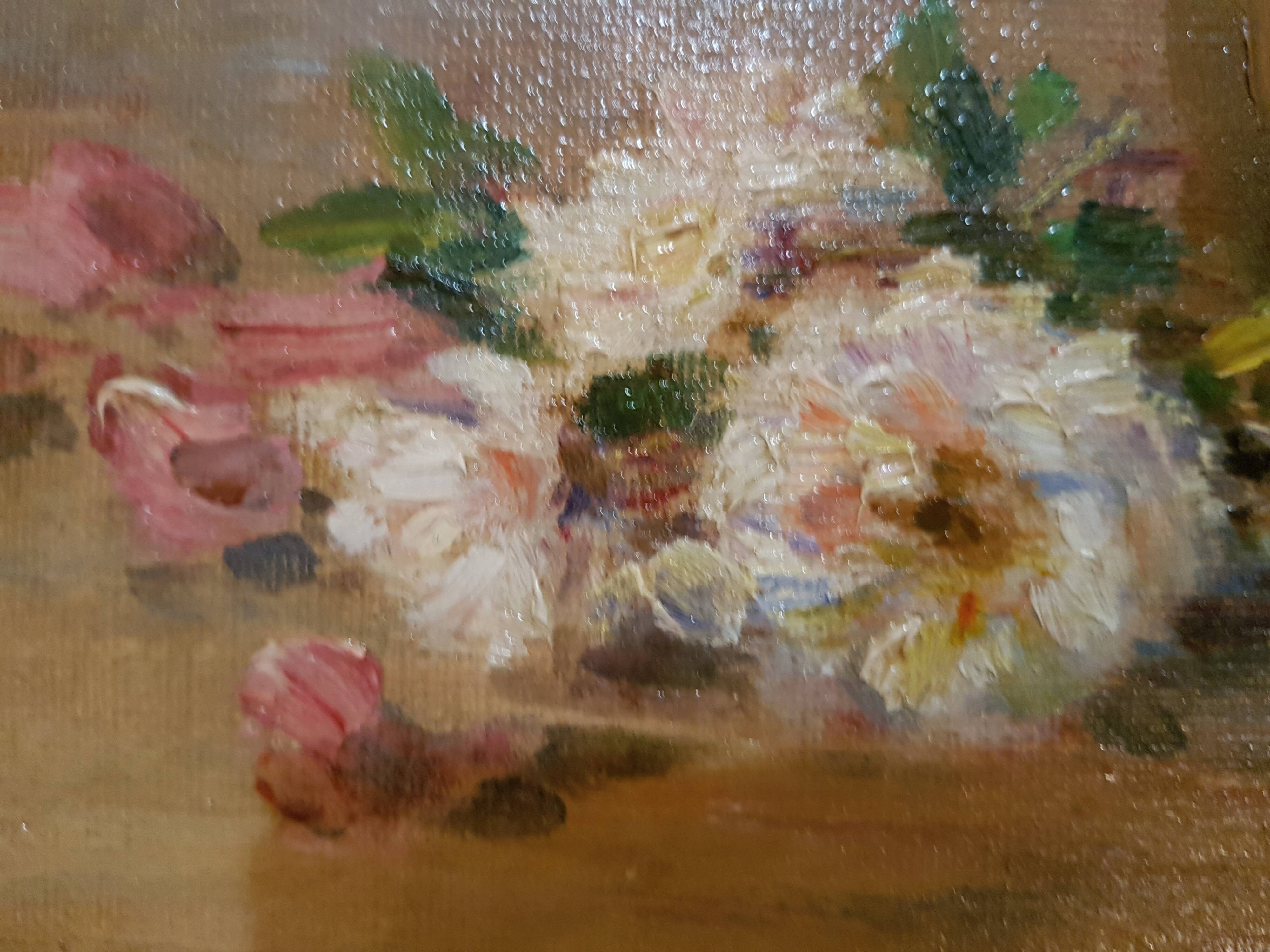 Painting Still Life with Roses