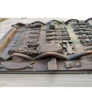 Grain loft door DOGON MALI sculpture African Art