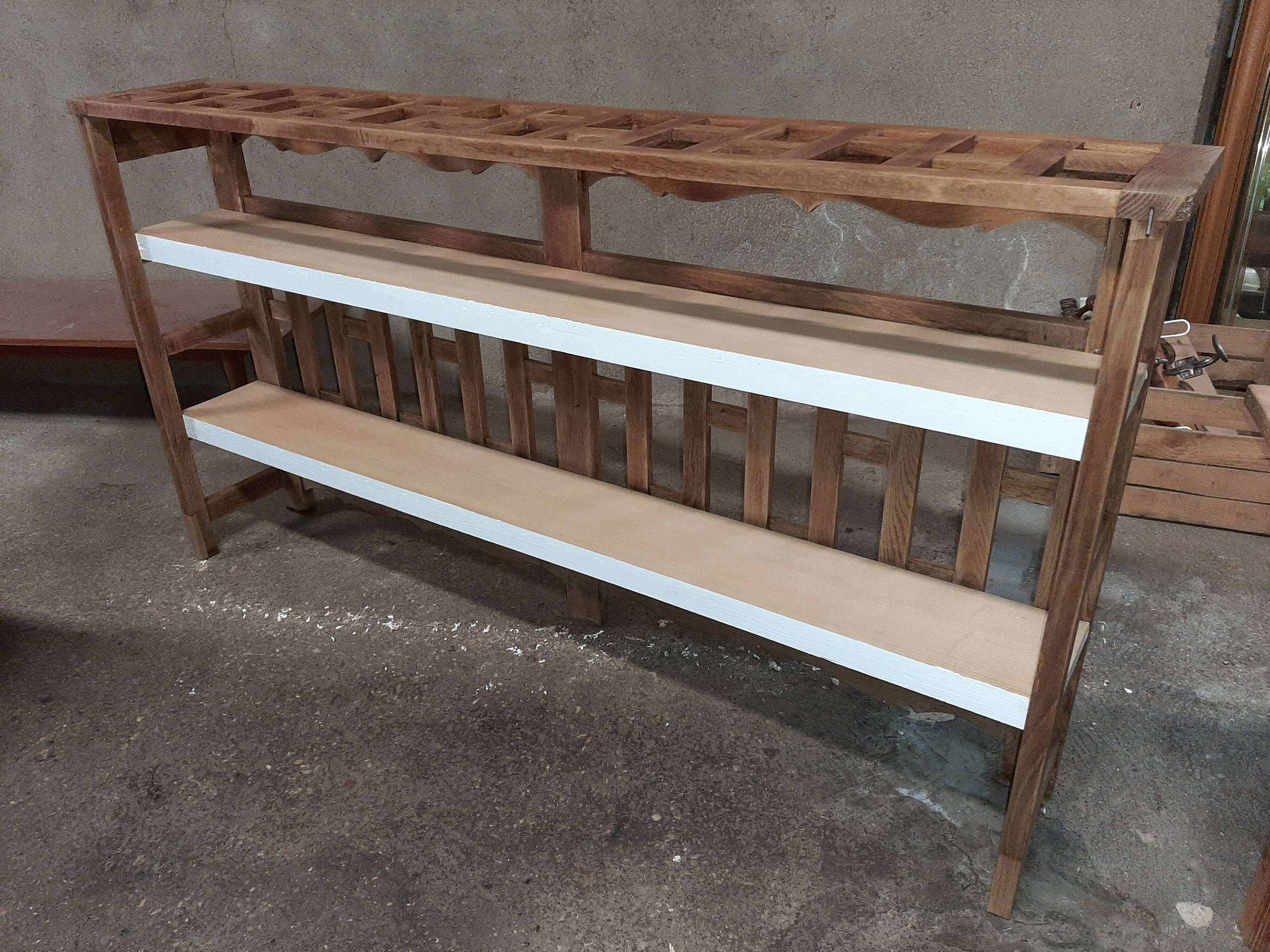 Solid oak shelf
