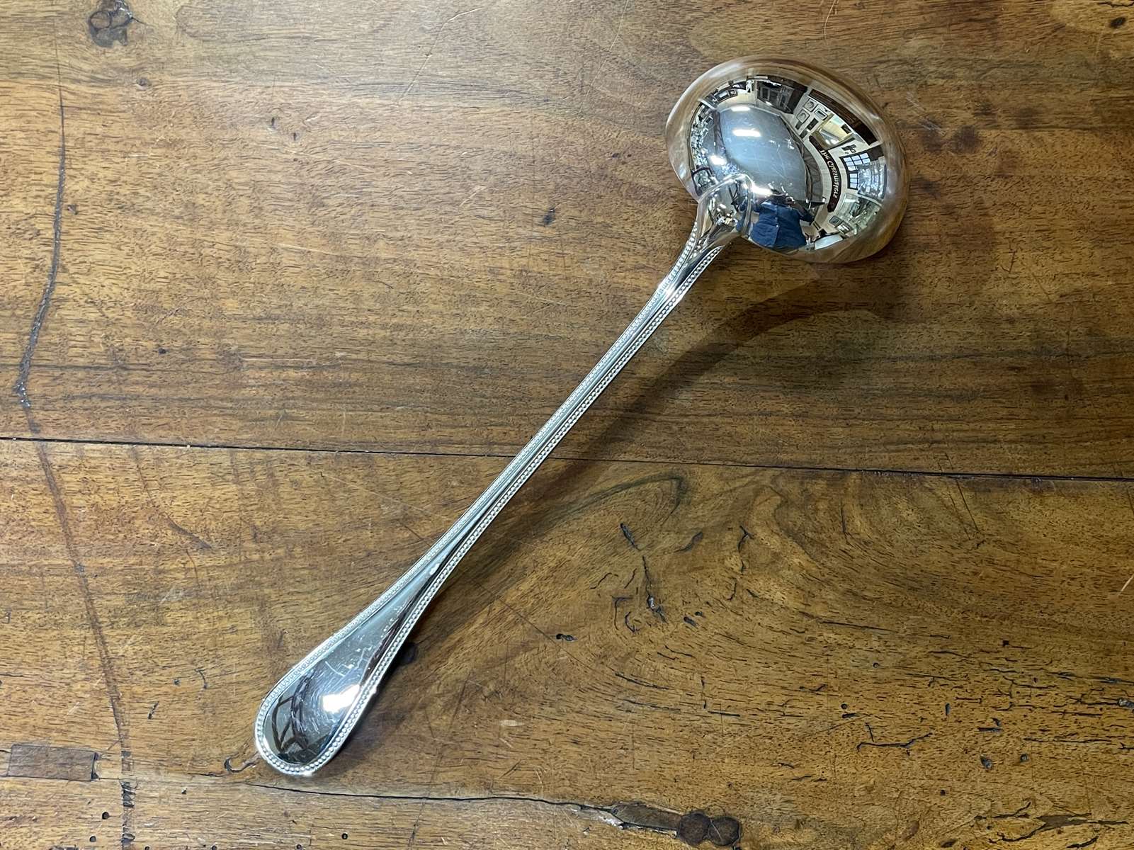 Louche Christofle modèle perle en métal argenté