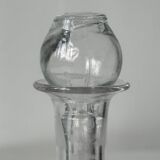 Old small cut glass vial