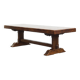 Very Heavy Antique French Table from the Early 1900s in Solid Oak