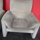 Pair of armchairs Maralunga Vico Magistretti Cassina
