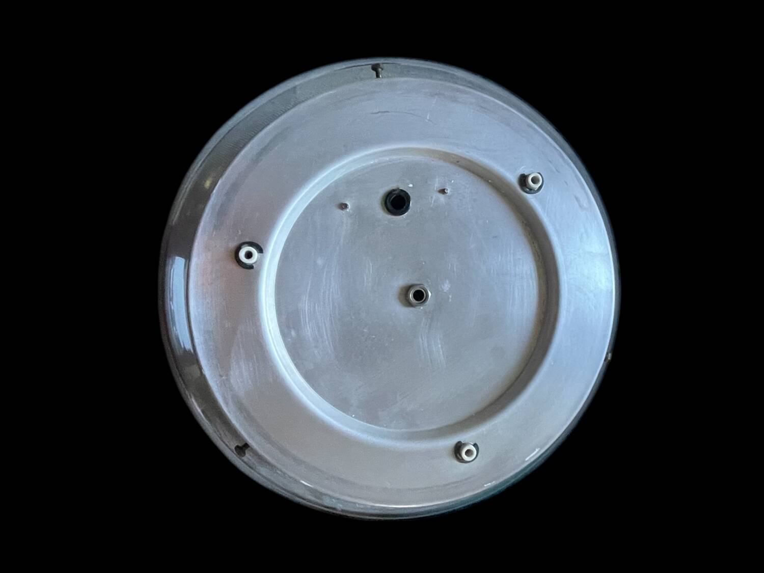 Vintage Glashütte Limburg | Ceiling UFO Lamp | dia. 30cm 11.81" | ligh