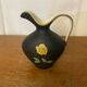 Antique Pitcher ROYAL Porcelain Bavaria Painted Decor + 22K Gold Vintage #C