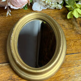 Small Italian oval-shaped mirror
