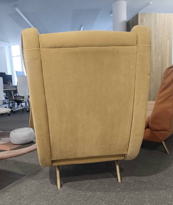 Fauteuil Senior par Marco Zanuso pour Arflex, velours camel