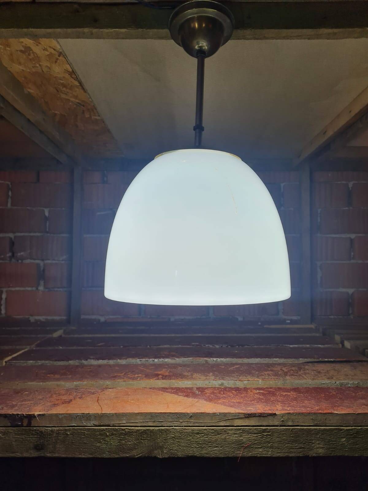 Glass And Metal Functionalist Suspended Ceiling Lights By Miloslav Prokop