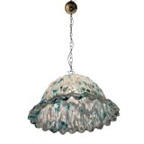 Blue Murano Art Glass Light Pendant 1970’s