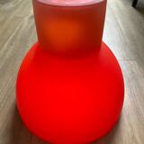 Orange glass paste ceiling light