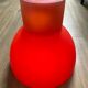 Orange glass paste ceiling light