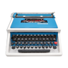 Machine à écrire underwood 315 bleue révisée ruban neuf