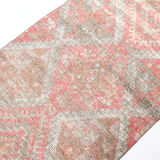 3x10 Geometric Oushak Runner Rug