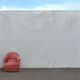 Fauteuil crapaud rose vintage