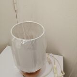 Wooden ball table lamp