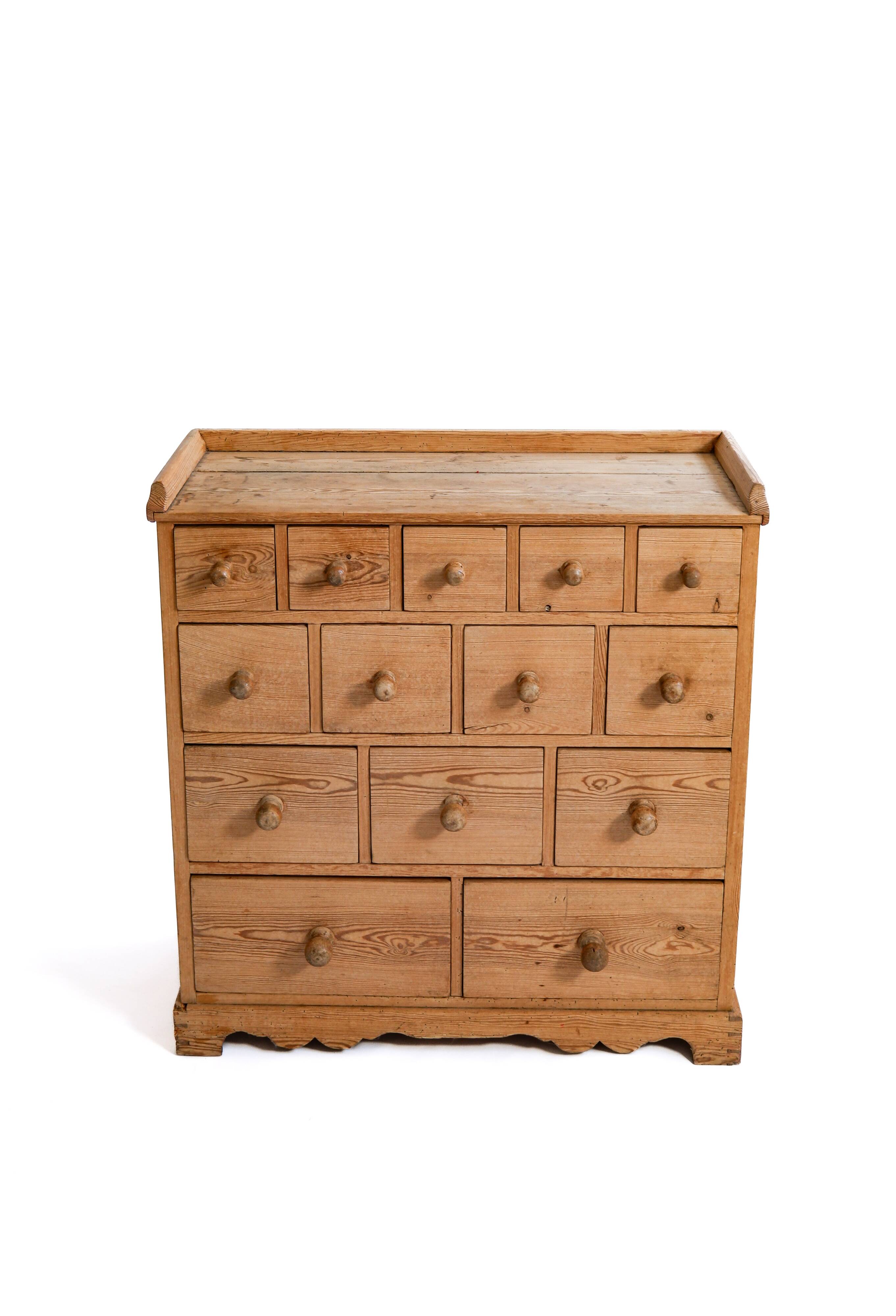 Swedish pine chest of drawers circa 1950