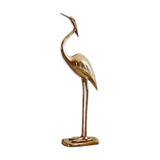 Ibis héron en laiton doré