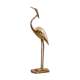 Ibis heron gilded brass