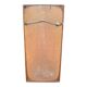 Miroir danois vintage, cadre en teck