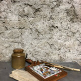 Hand-painted tiled cutting board