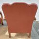 paire de fauteuils art déco, terracotta