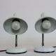 White couple table lamps Made in Italy by Veneta Lumi