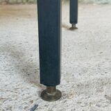 Vintage chest of drawers, Scandinavian teak style, circa 60 metal feet