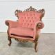 Vintage baroque armchair / single seater armchair / retro chair