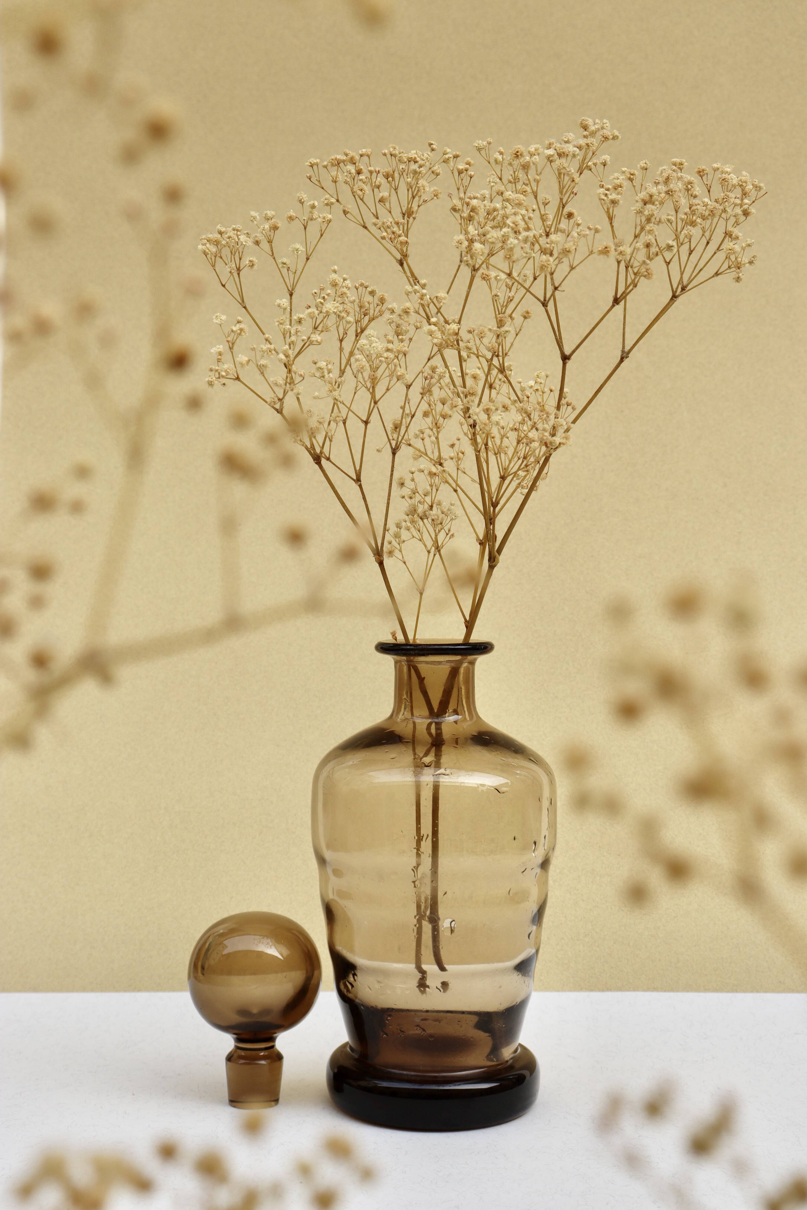 Carafe en verre fumé