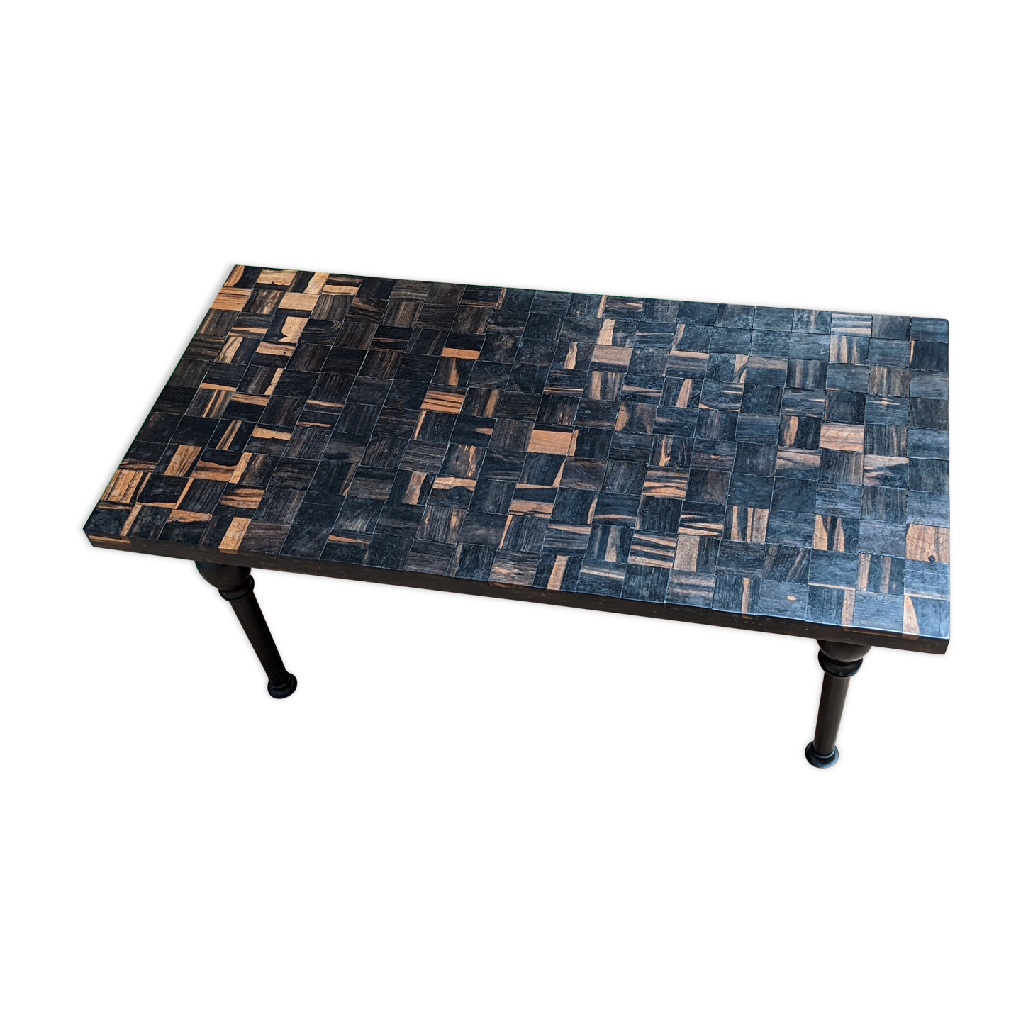 Table basse en ébène de macassar