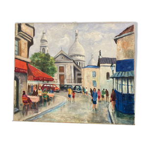 Huile sur toile