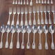 Silver metal menagere 50 pieces