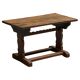 Wabi Sabi style side table in solid oak