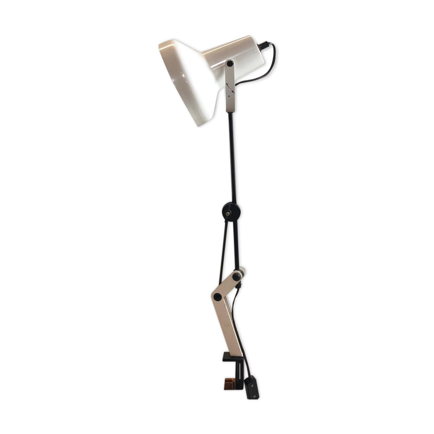 1960s clip-on desk lamp