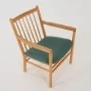 Beech armchair, Danish design, 1970s, designer: Erik Ole Jørgensen, manufacture: Tarm Stole & Møbelfabrik