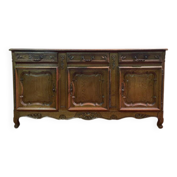 Enfilade de style Louis XV en chêne massif