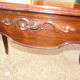 Office Lady rosewood finely carved time Napoleon III