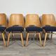 Dining Chairs by Radomir Hoffman for Ton, 1950s, Set of 4