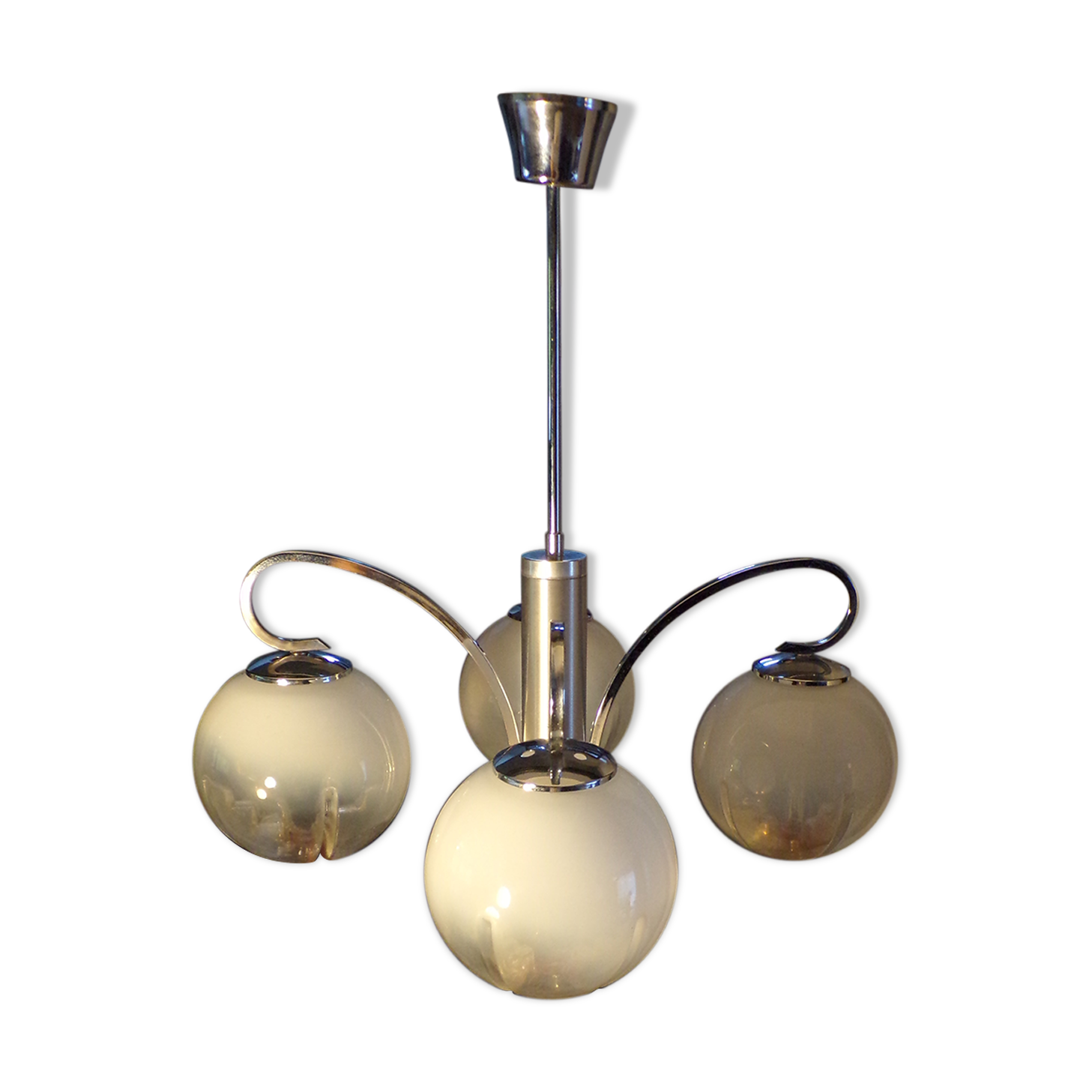 Delmas chandelier with Mazzega globes