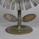 Jean Vinay flower mirror 1960s, In copper & brass