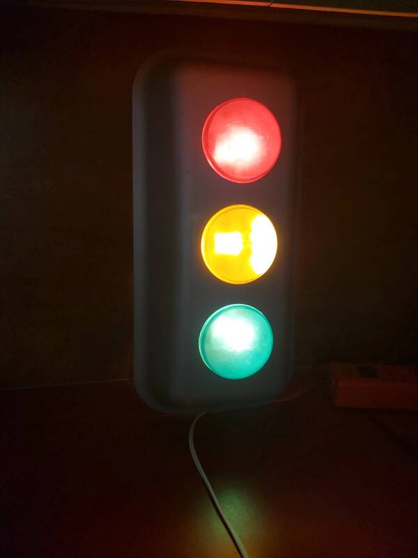 Ikea traffic light wall light